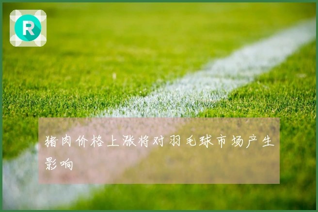 猪肉价格上涨将对羽毛球市场产生影响